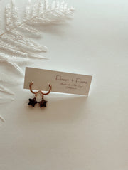 Labradorite Star Earrings
